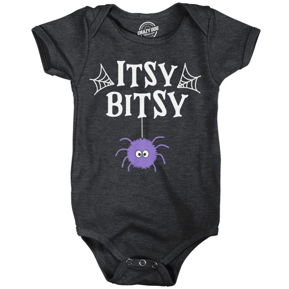 Itsy Bitsy Spider Baby Bodysuit Cute Halloween Jumper For Infants